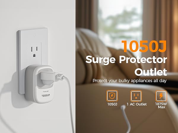 Surge Protector 1050 Joules,