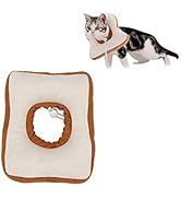 Andiker Cat Cone Collar, Pet Adjustable Cat Recovery Collar Pet Neck Cone Comfy Surgery Cute Cat ...