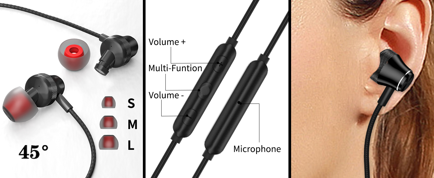 3.5mm wired earbuds for chromebook