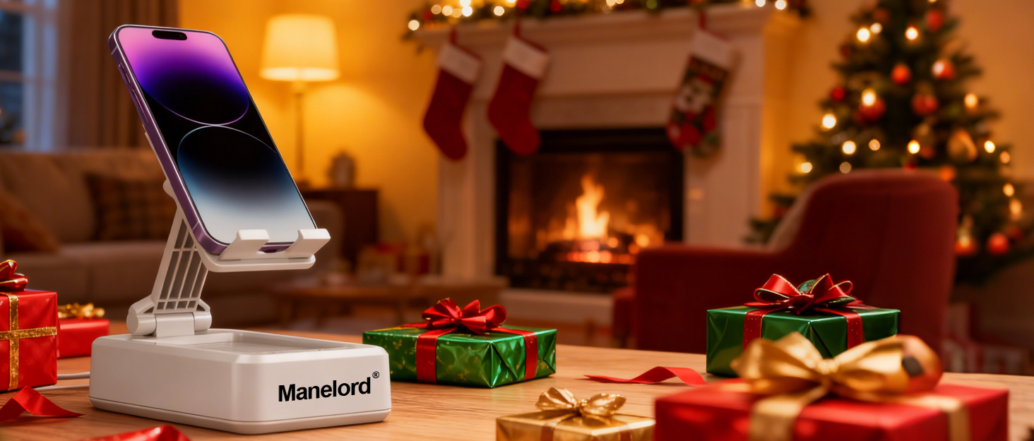 Cell Phone Stand with Wireless Bluetooth Speaker