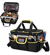 Rexmica Heavy-duty Small Tool Bag, 12-Inch Tool Storage Organizer for Men, Multi-functional Work ...