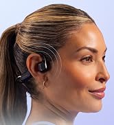 Raycon Everyday Bone Conduction Headphones, 2nd Gen, Blue | IP67 Waterproof; 16H Battery Life; Du...