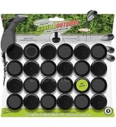Slipstick Gorilla Outdoor 1-1/2 Inch Patio Chair Leg Caps for Wrought Iron Furniture (24 Pack) Fl...