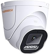TIGERSECU 5MP Super HD Wide Angle Dome Security Camera with OSD Switch, 4-in-1 for TVI/CVI/AHD/CV...