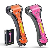 Luxtude Window Breaker, Car Escape Tool for Women, Window Breaker Seatbelt Cutter, Glass Breaker ...
