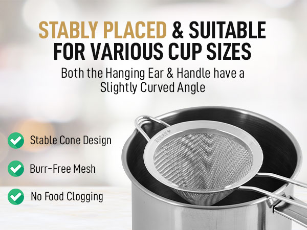 Suitable for various Cup sizes