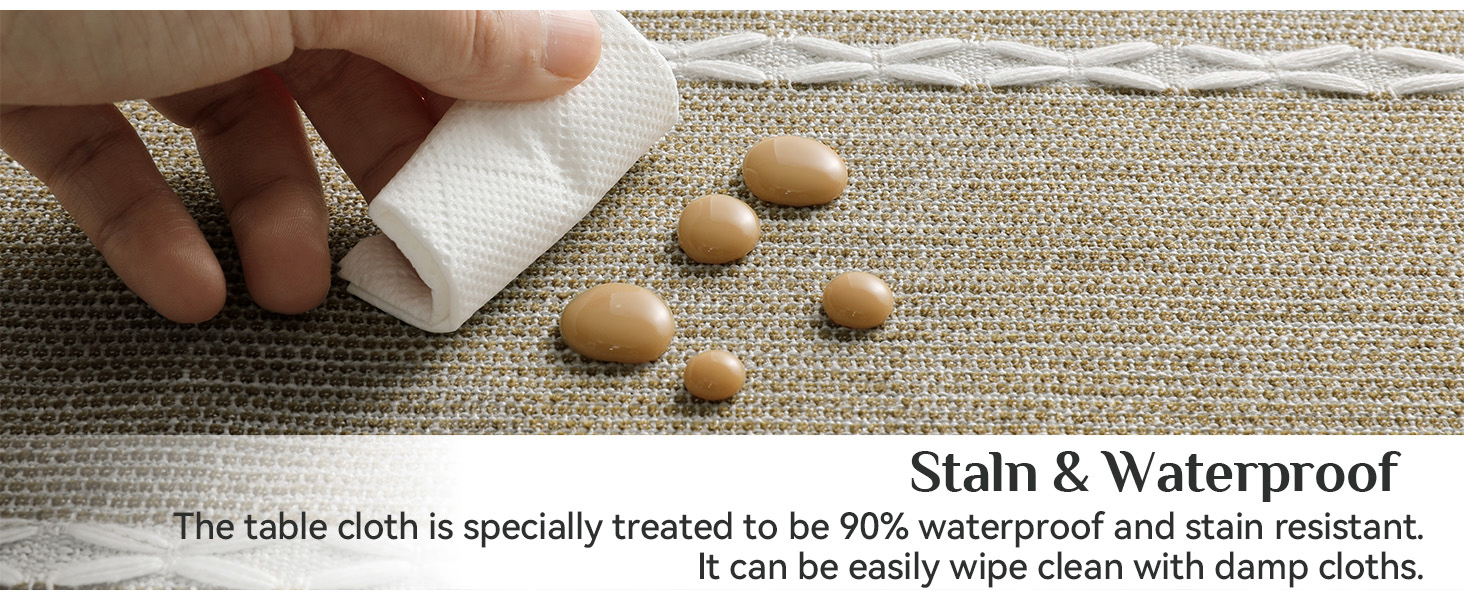 linen tablecloth