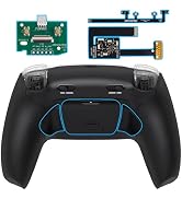 eXtremeRate RISE Plus MAX Back Paddles Kit with Clicky Trigger Stops & Rubberized Grip for PS5 Co...