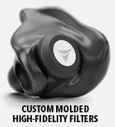 Decibullz Custom-Molded High Fidelity Earplugs, Hearing Protection for Concerts, Musicians, Drumm...