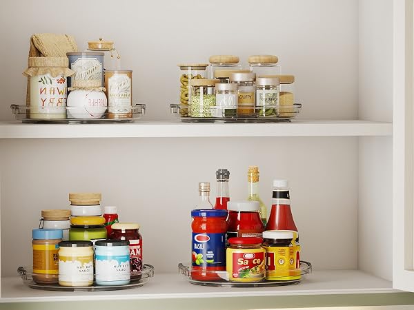 lazy susan turntable for cabinet