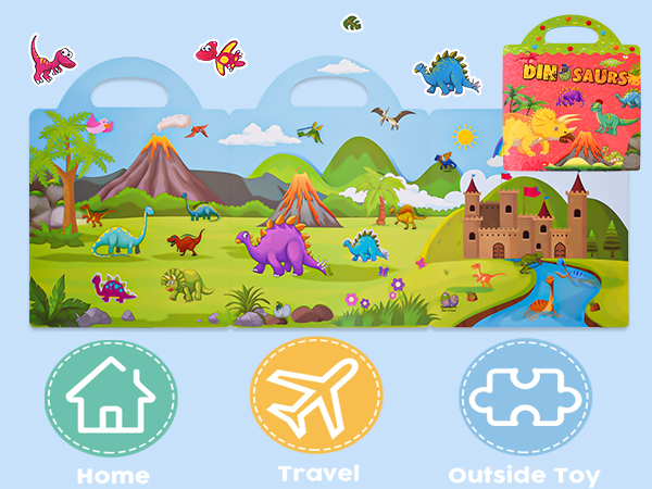 Reusable Sticker Book for Toddlers
