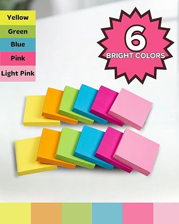 self-stick sticky notes