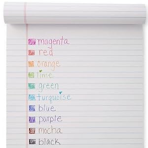 With a rainbow of 10 vivid colors, choose something bright for making notes