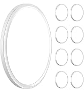 WKONCLDY 3200lm LED Flush Mount Ceiling Light, Super Slim 12 inch LED Ceiling Light, 5000K LED Ce...