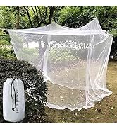 Outdoor Camping Mosquito Net, Large Size Mesh Insect Netting with Storage Bag for Camping, Picnic...