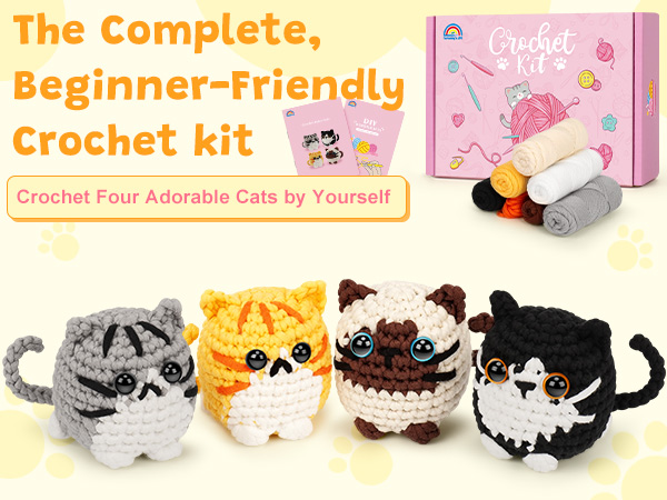 crochet cat kit