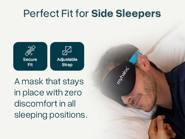 3D Sleeping Eye Mask for Zero Eye Pressure Blackout Cover Men Women