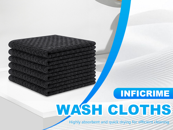 100% Cotton Wash Cloths
