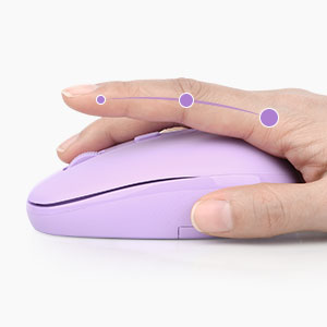 purple wireless mouse