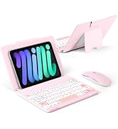 EAMPANG Universal Bluetooth Keyboard and Case for Tablet/Phone/Laptop,Wireless Portable Slim Keyp...
