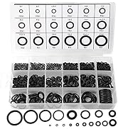 770pcs Rubber O Ring Assortment Kits 18 Sizes Sealing Gasket Washers Made of Nitrile Rubber NBR b...