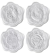 BEISHIDA 300PCS Merry Christmas Envelope Seal Sticker, 4 Styles Silver Embossed Christmas Sticker...