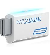 Herfair Wii to HDMI Adapter, 1080P Wii HDMI Adapter, Wii2HDMI Converter for Nintendo Wii/Wii U, S...