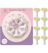 Royal Angels 8pk Universal Fit Baby Nail File Pads, Yellow, 6-12Months | Gentle & safe for toddle...
