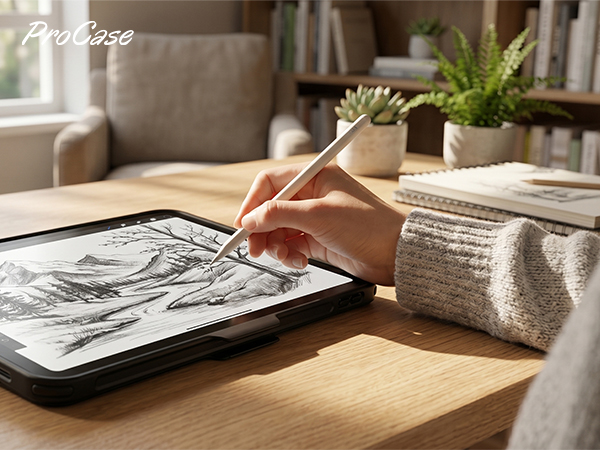 Shockproof TPU Cover with Pen Holder