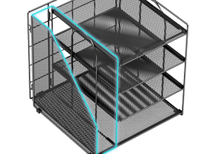 vertical file holder