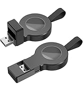 2 Pack Wireless Chargers Compatible for Apple Watch Portable USB Magnetic iWatch Charger,Travel C...