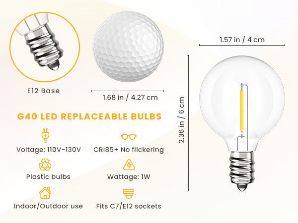 Outdoor String Lights for patio