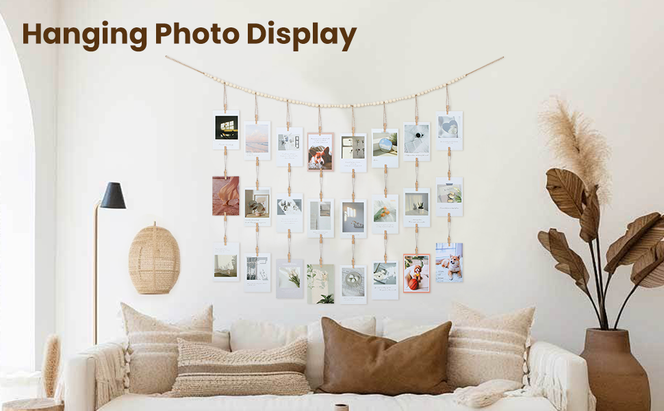 photo wall display