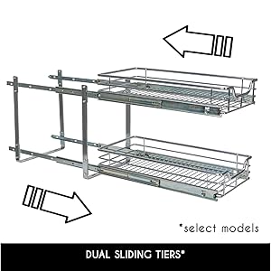dual sliding tiers