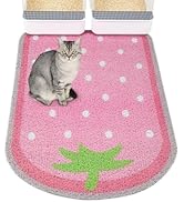 Bienbee Cat Litter Mat, 33.5x22.5in Cat Litter Mat Litter Trapping Mat Easy to Clean, Litter Box ...