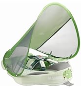 GENTEACO Newest Mambobaby Baby Swim Float with Removable Canopy 3-24 Months Non-Inflatable Infant...