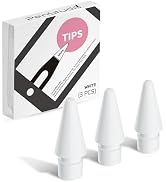 Penstudio Replacement Tips for Apple Pencil Pro/1st/2nd &USB-C, 3 Pack High Sensitivity Nibs, Dur...