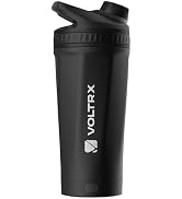 VOLTRX ChillMix Shaker Bottle Insulated Stainless Steel - USB C Rechargeable Electric Protein Sha...