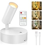 Kimjo Spot Lights Indoor, Rechargeable Plant Spotlight Indoor, Wireless LED Up Lights Accent Ligh...