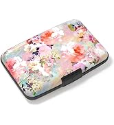 Atufsuat Credit Card Holder, Mini Aluminum Card Wallet RFID Blocking Slim Metal Hard Card Case fo...