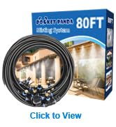 Misting Cooling System,Outside Water Misters for Outdoor Patio,80Ft(24M),Backyard Mist Hose Kits