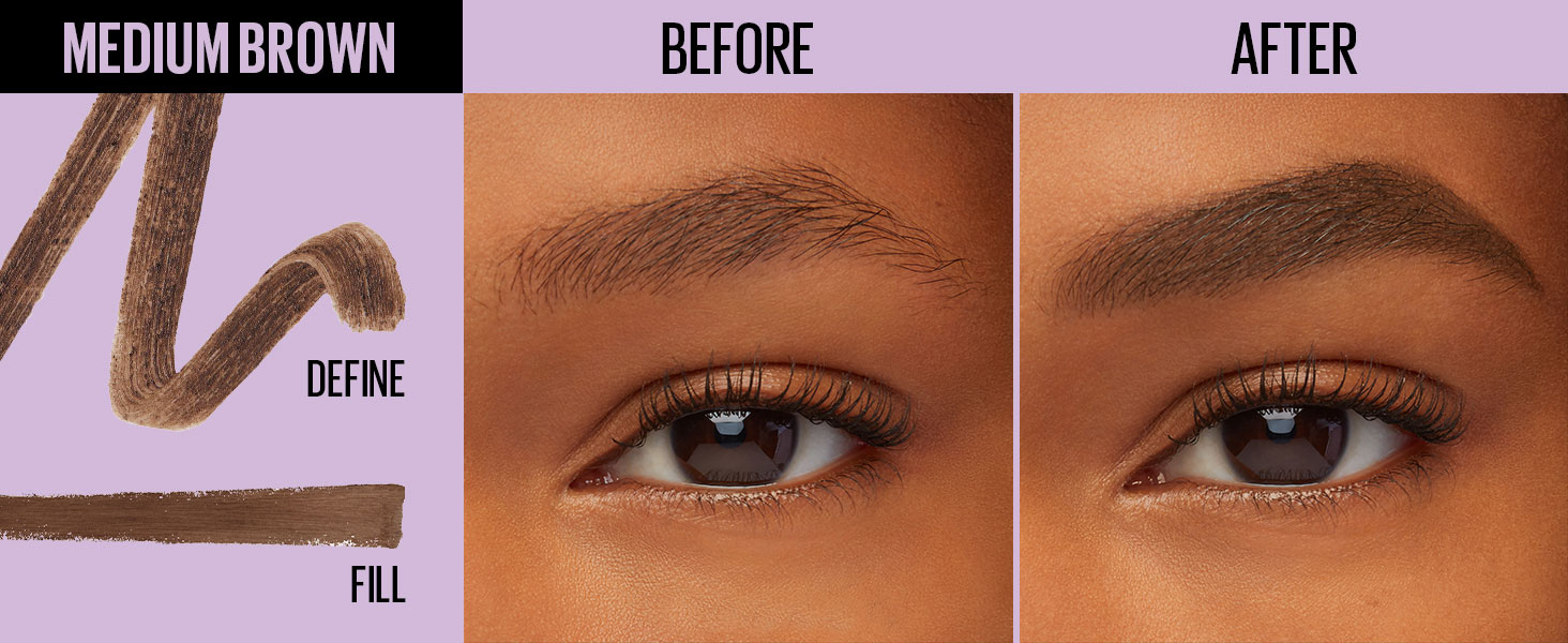 maybelline, express brows, brow duo, eyebrows, brows, long lasting, full brows, express application