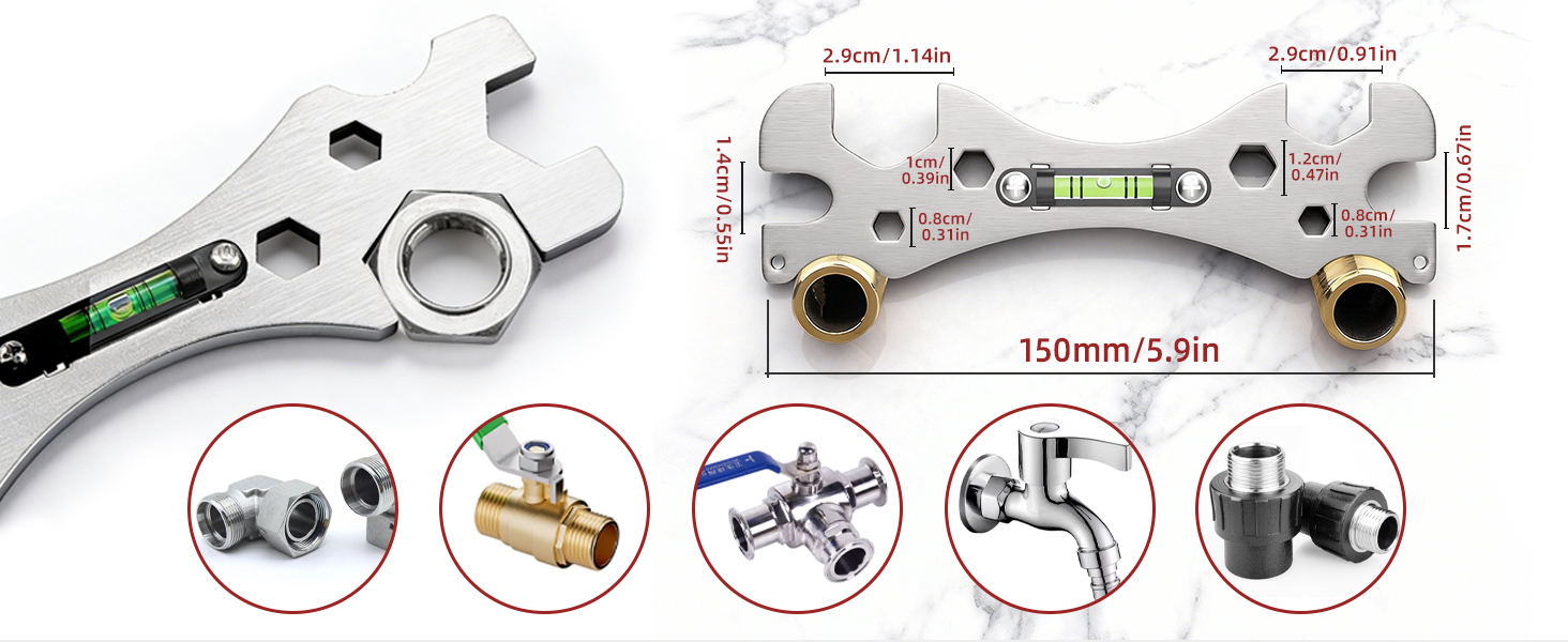 wrench for shower head