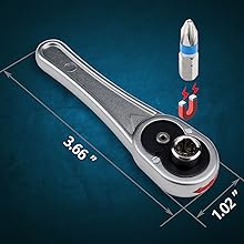 Small, compact size wrench