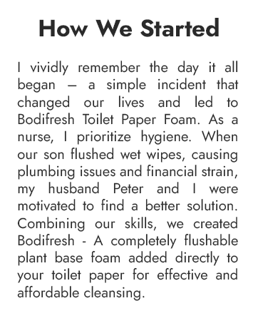 toilet paper foam