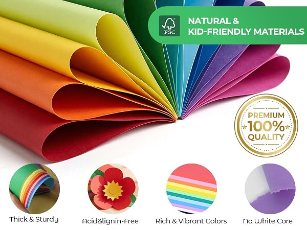 Assorted Colors Construction Paper