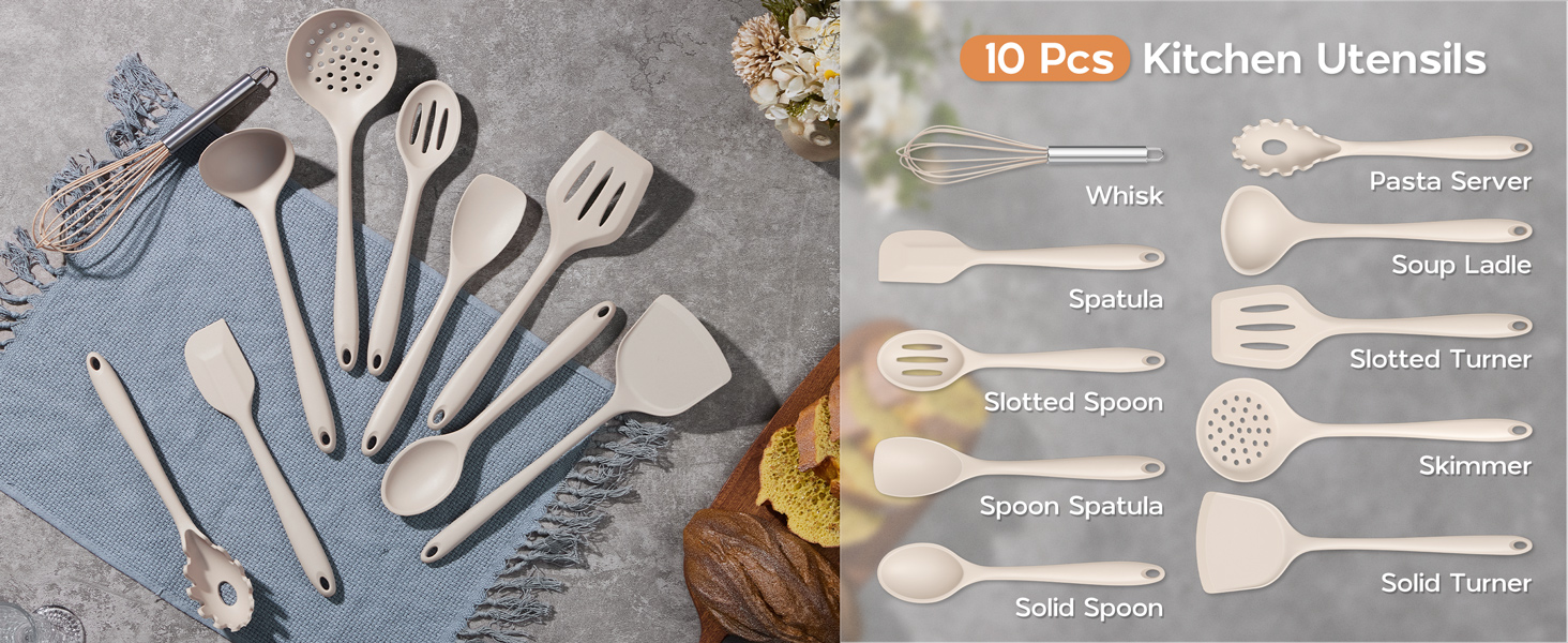 10 pcs cooking utensils set