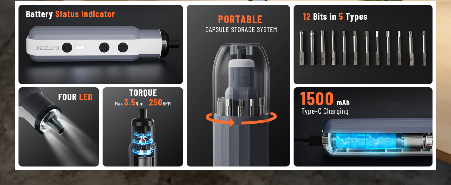 Electric Screwdriver Rechargeable