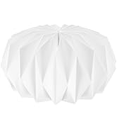 Mikikit 2 Pcs Origami Lantern Shade Lampshade Paper Diy Light Cover Origami Paper Lamp Cover Hous...