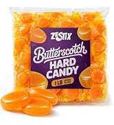 Butterscotch Hard Candy Bulk 1 Lb. Bag Individually Wrapped – Classic Old-Fashioned Candy for Par...